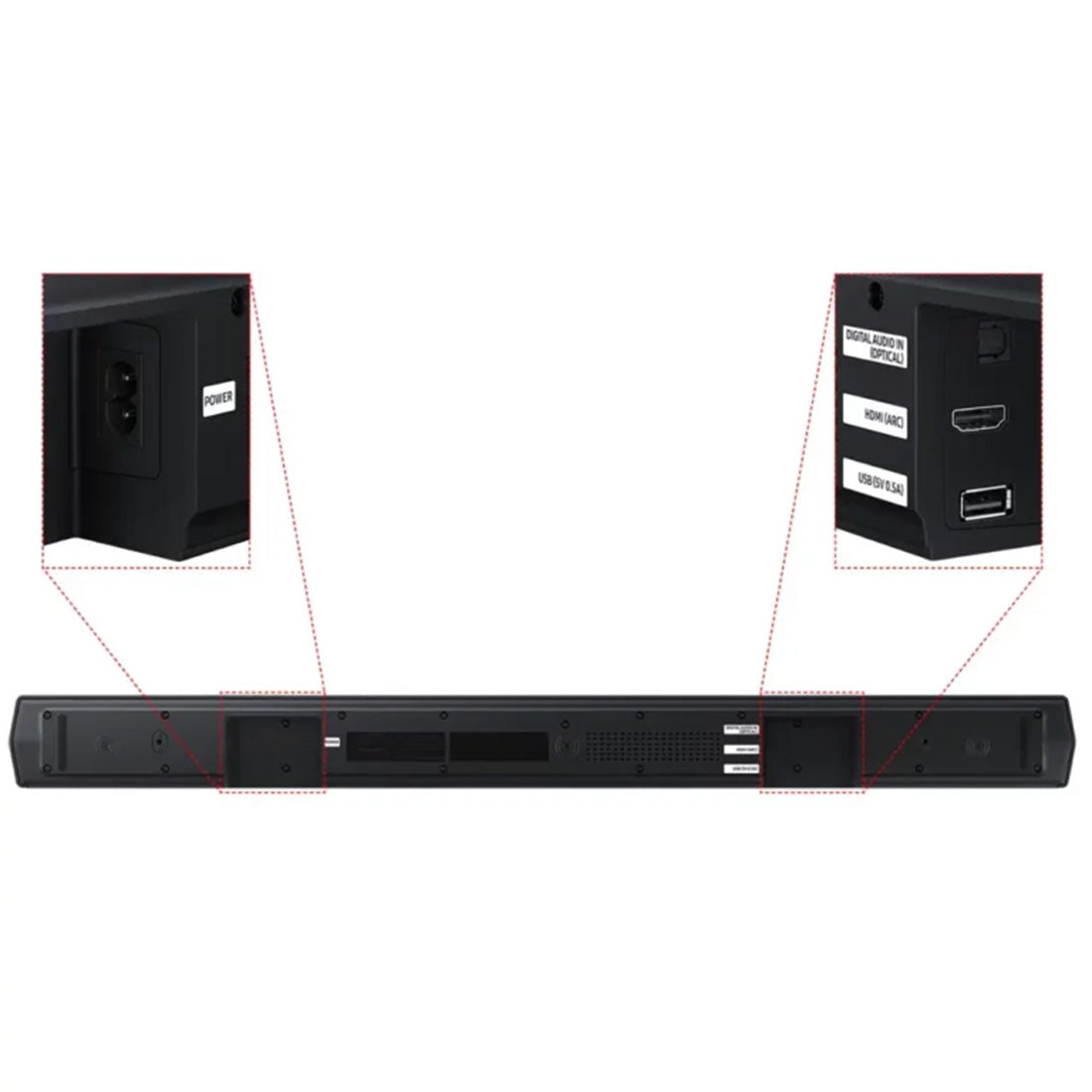 Samsung HW-B550F/ZC 2.1 Channel Soundbar - 2025