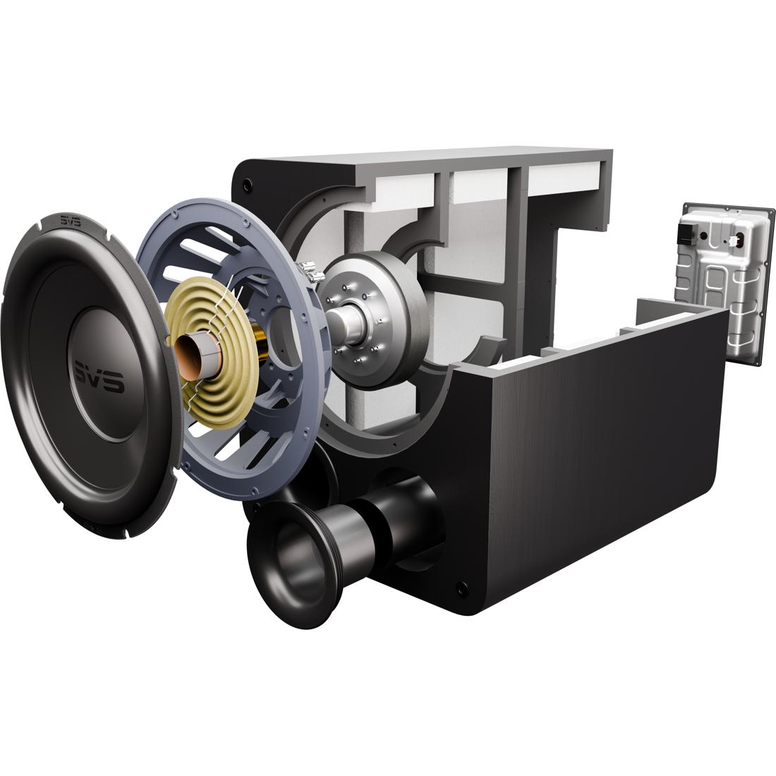 Break-out diagram of driver on the SVS PB-3000 R|Evolution