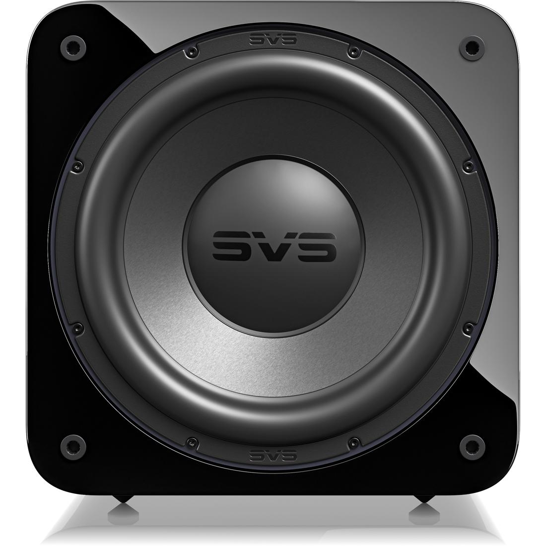 SVS SB-3000 subwoofer in piano gloss black from front